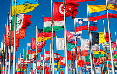 Banderas de todos los países del mundo, donde puedes realizar tu intercambio académico
